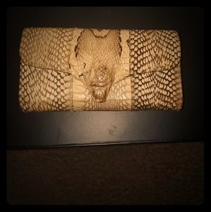 Snakeskin original handmade wallet